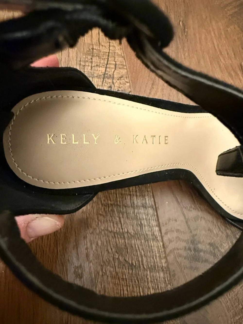 Kelly & Katie microsuede upper